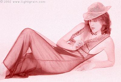 glamour lingerie model