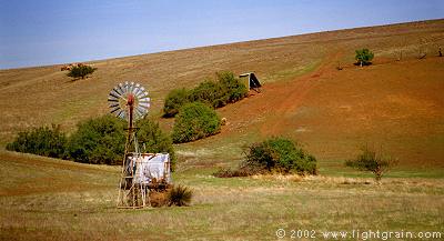 red soil hills