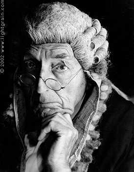 theatrical portrait for Trial by Jury