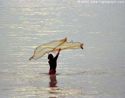 Malaysian fisherman, Penang